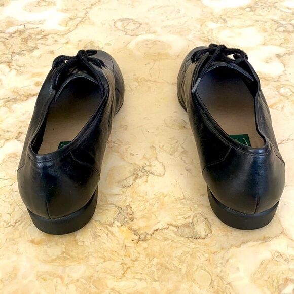 Grasshoppers Black Leather Lace Up Oxfords Shoes - Picture 4 of 11